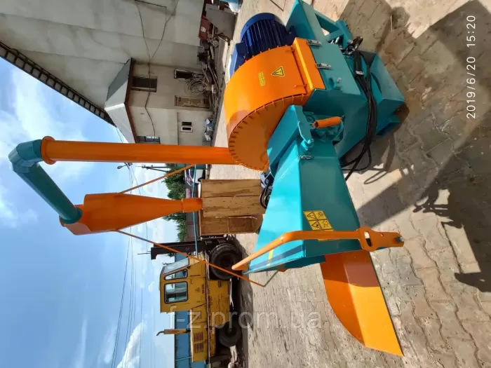 Wood shredder, wood chopper, crusher 2 in 1