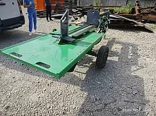 Hydraulic wood chopper K1000B gasoline with hydraulic supply of logs. Wood chopper industrial. Gasoline hydraulic woodcutter